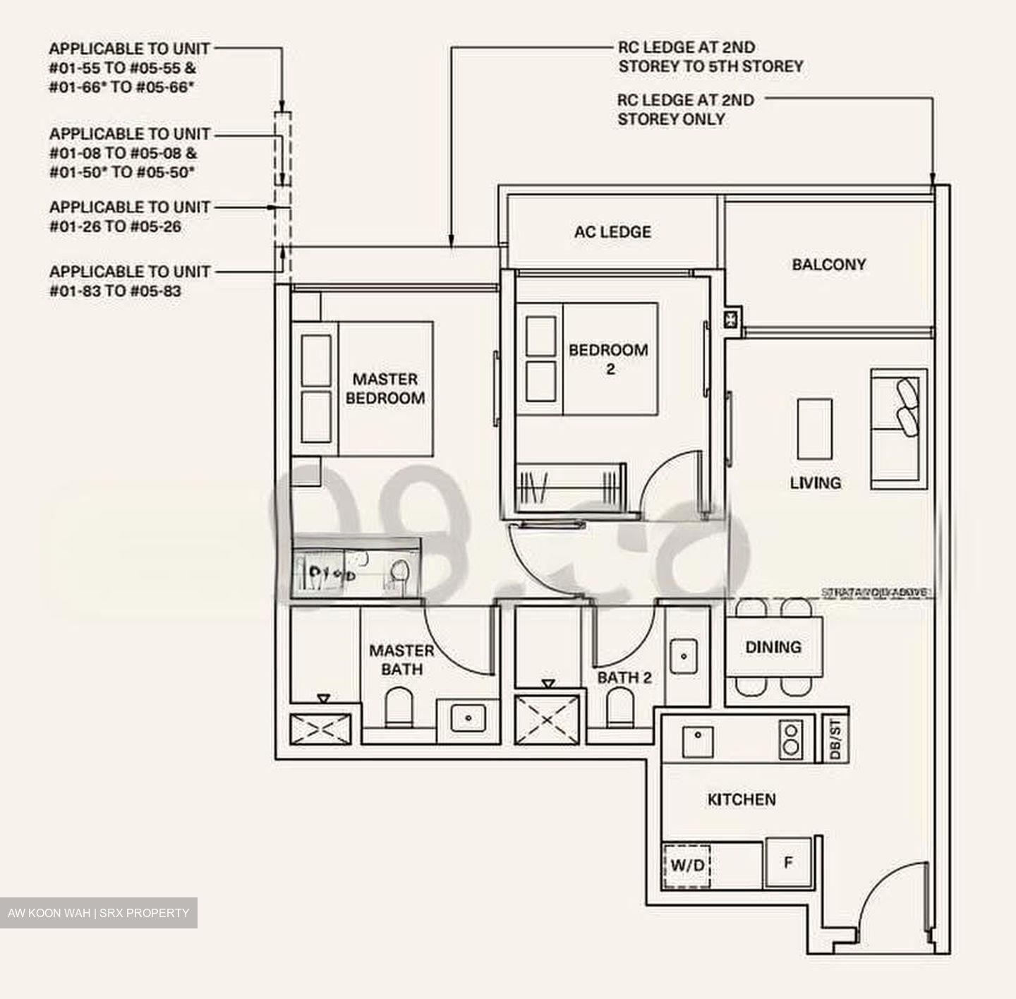 The Watergardens At Canberra (D27), Apartment #566854531